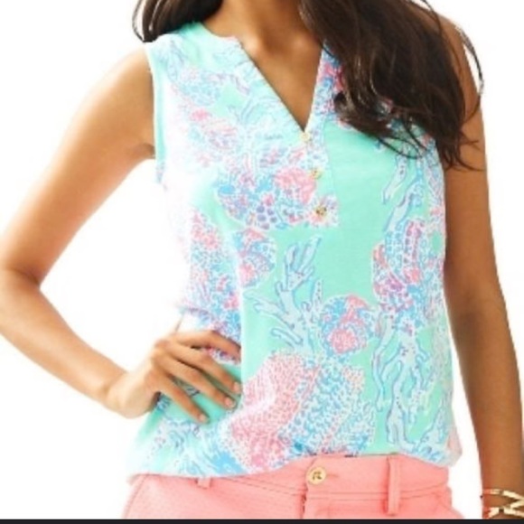 Lilly Pulitzer Essie Tank Top - Picture 1 of 4